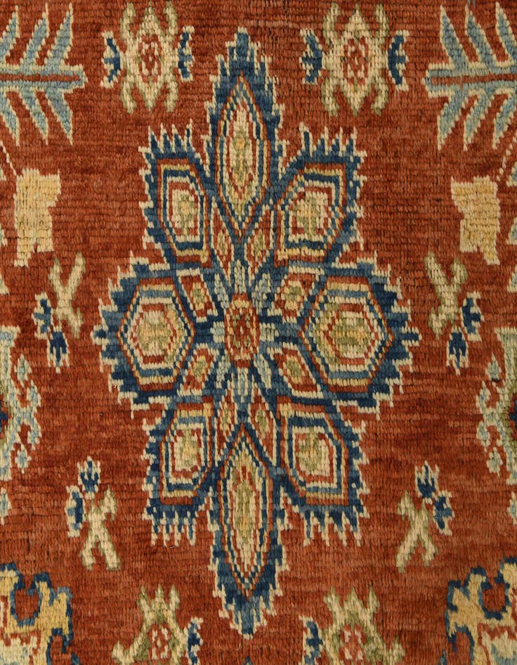 Detail image of  6' x 8' 3  Hand Knotted Kazak Rug
