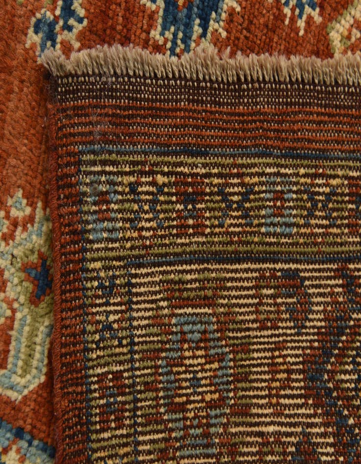 Detail image of  6' x 8' 3  Hand Knotted Kazak Rug