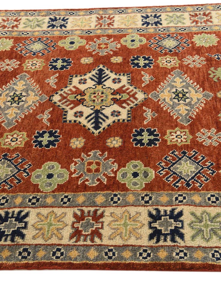 Detail image of  5' 8 x 7' 10  Hand Knotted Kazak Rug