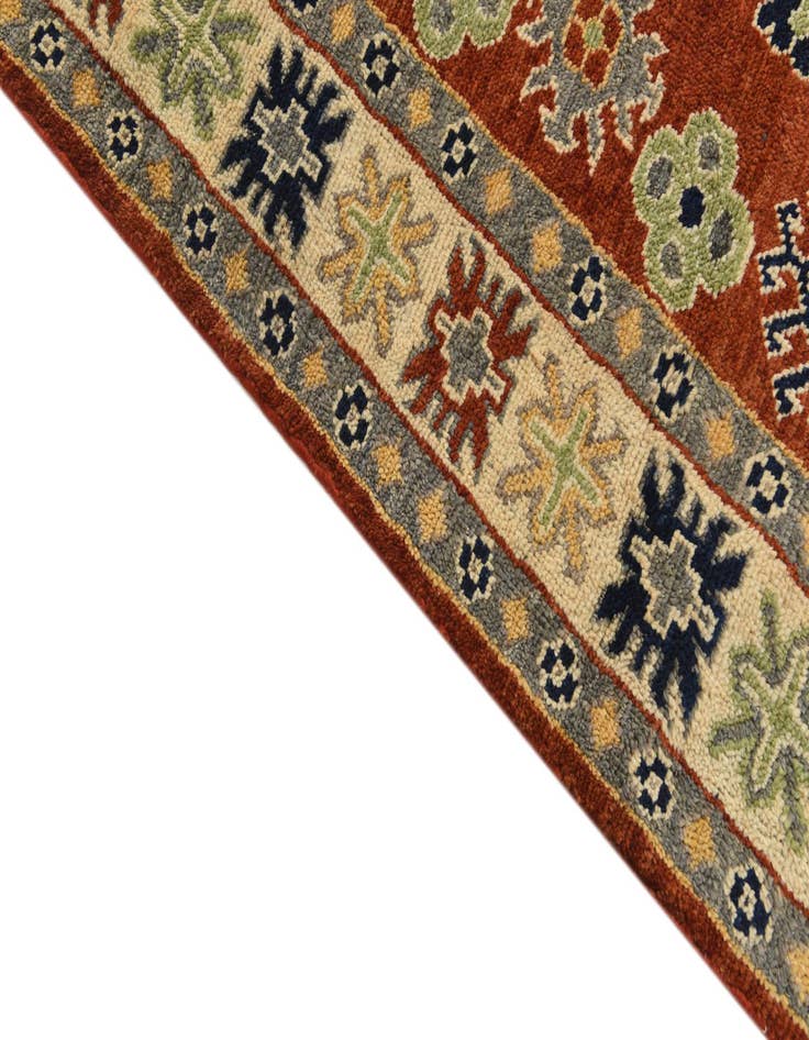 Detail image of  5' 8 x 7' 10  Hand Knotted Kazak Rug