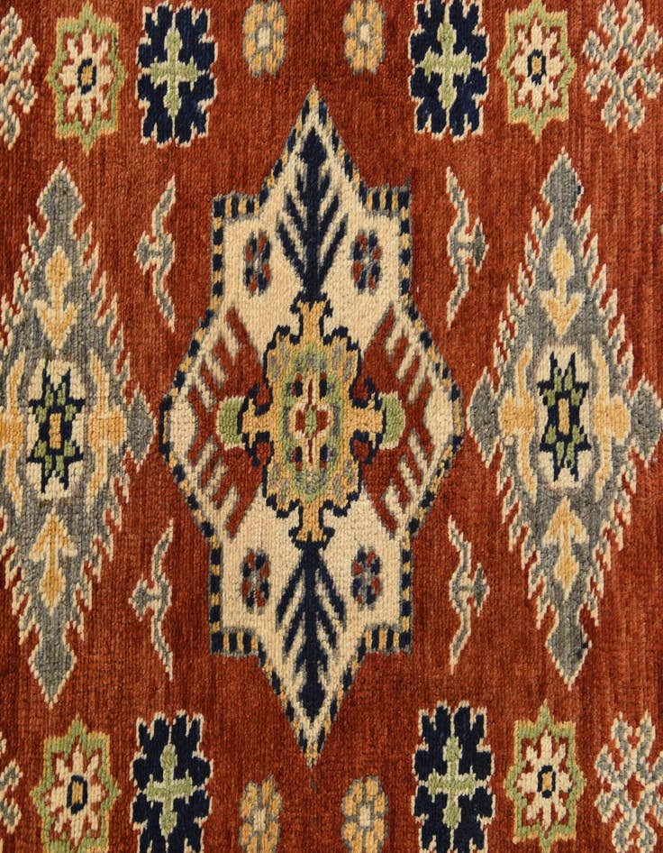 Detail image of  5' 8 x 7' 10  Hand Knotted Kazak Rug