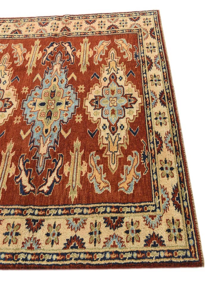 Detail image of  5' 7 x 7' 7  Hand Knotted Kazak Rug