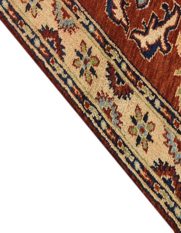 Detail image of  5' 7 x 7' 7  Hand Knotted Kazak Rug