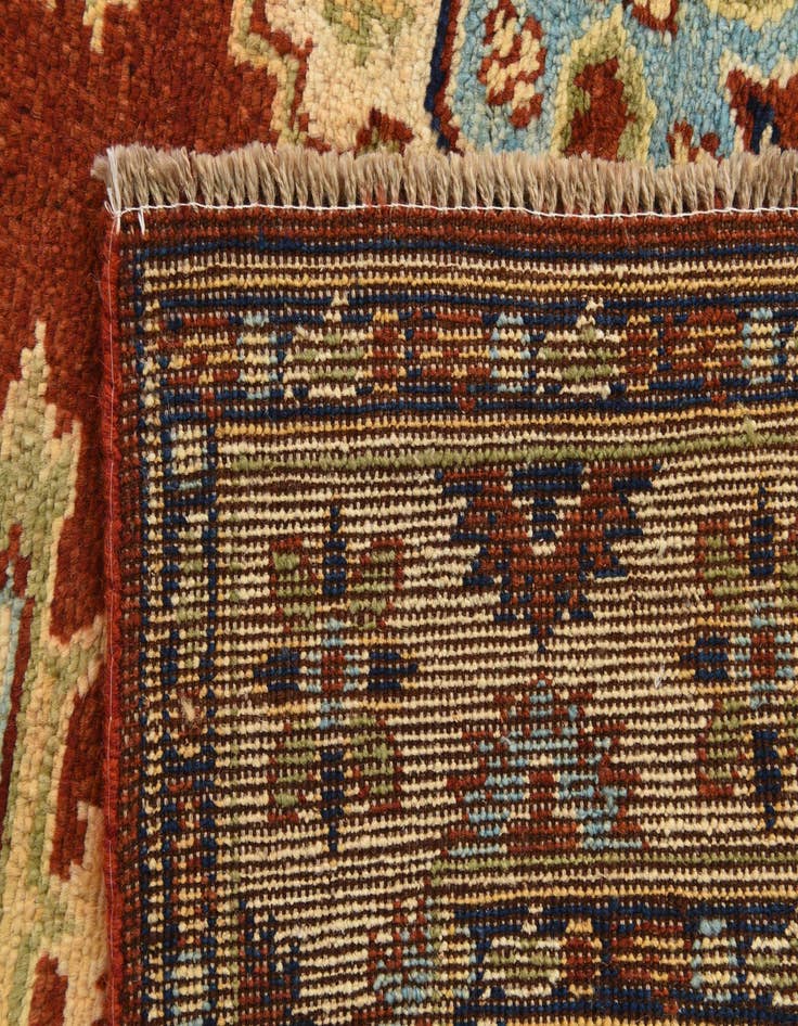 Detail image of  5' 7 x 7' 7  Hand Knotted Kazak Rug