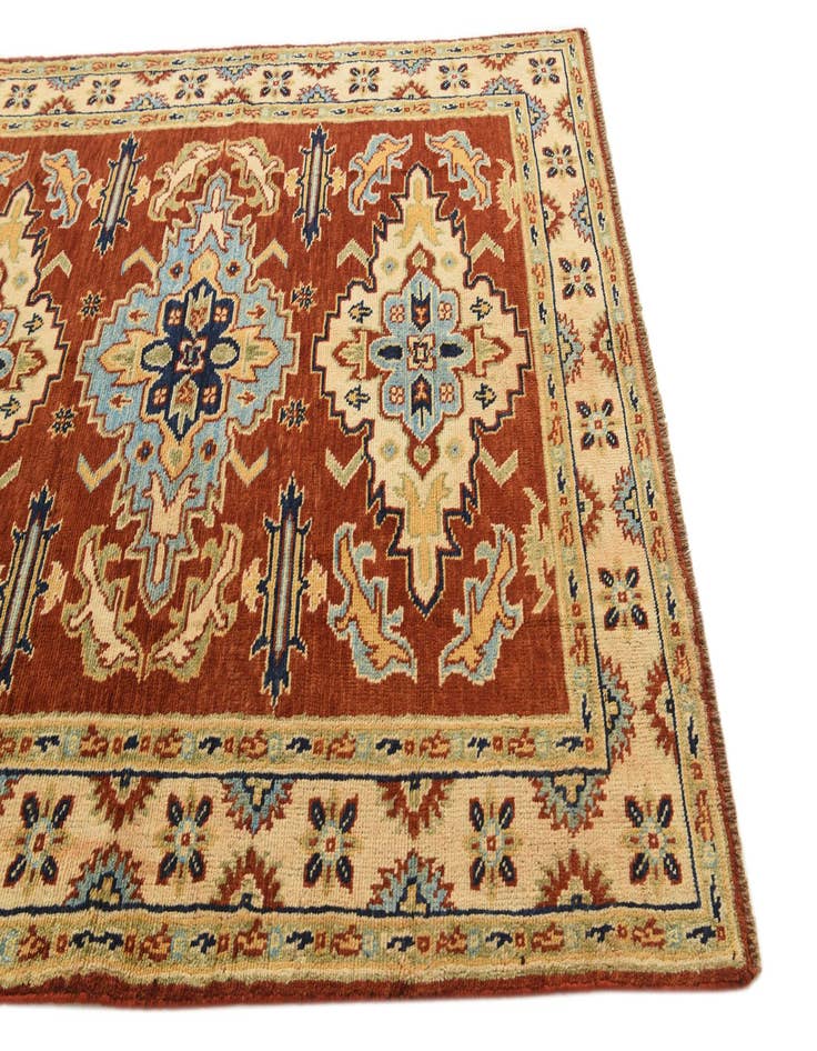 Detail image of  5' 7 x 7' 8  Hand Knotted Kazak Rug