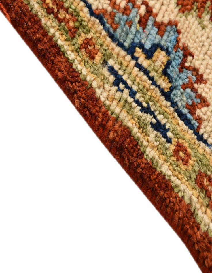 Detail image of  5' 7 x 8'  Hand Knotted Kazak Oriental Rug