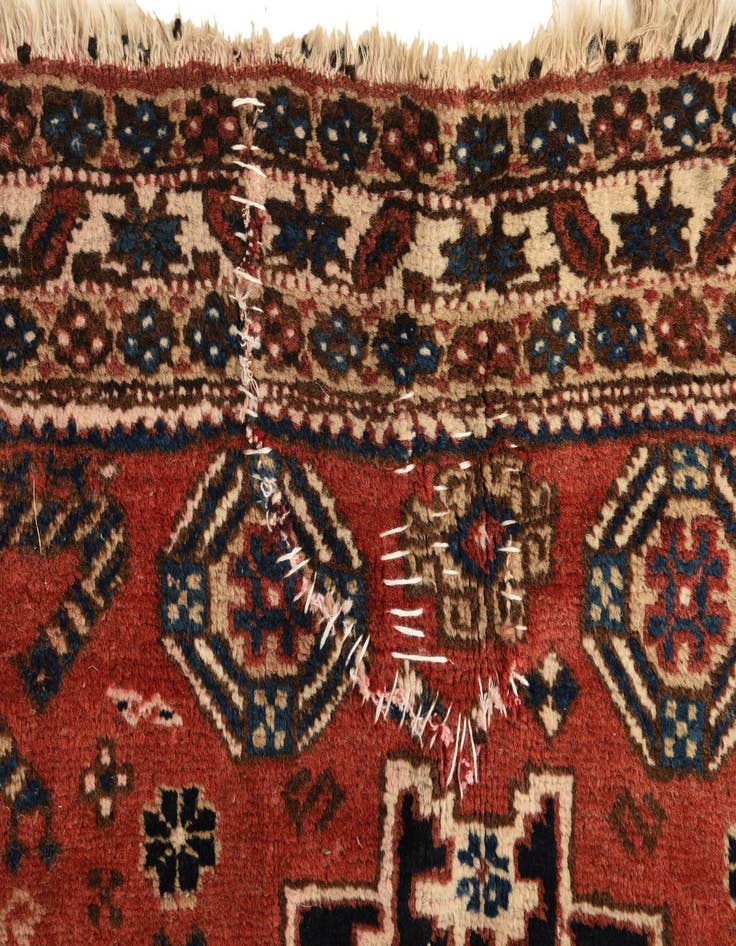 Detail image of  3' 5 x 5' 6  Hand Knotted Kazak Wool Rug