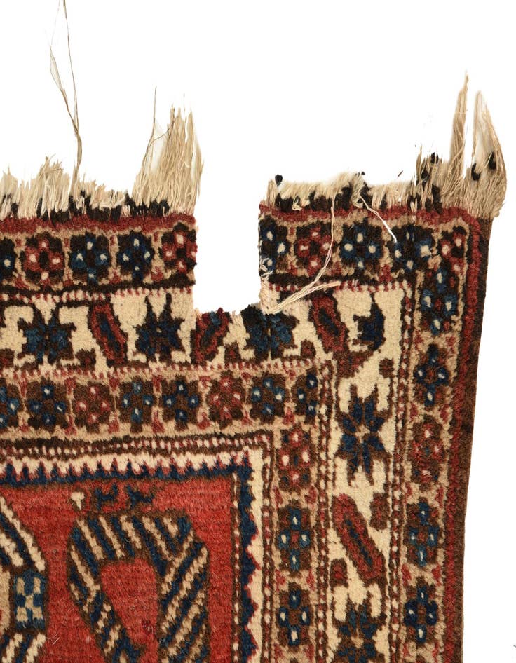 Detail image of  3' 5 x 5' 6  Hand Knotted Kazak Wool Rug