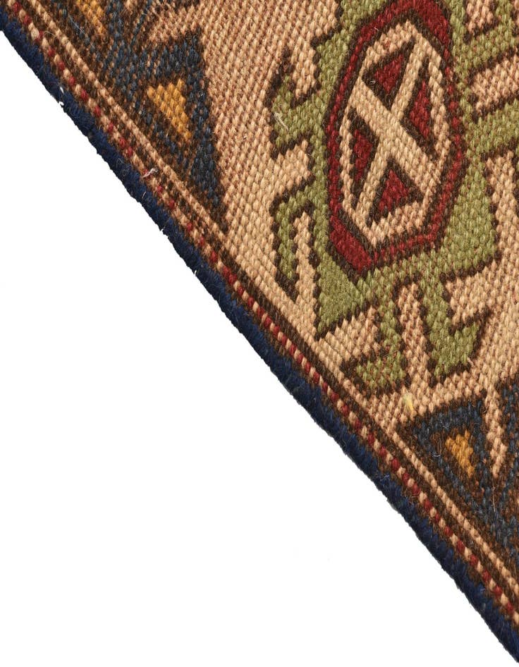 Detail image of  5' 9 x 9'  Hand Knotted Kazak Wool Rug