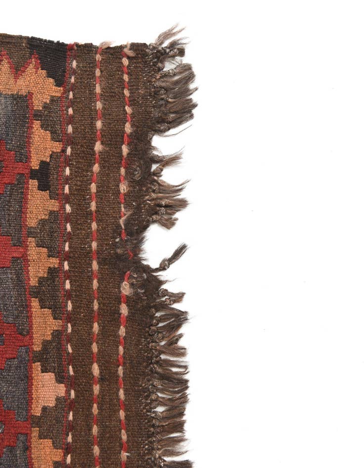 Detail image of  6' 9 x 12'  Hand Woven Kilim Fars Wool Rug