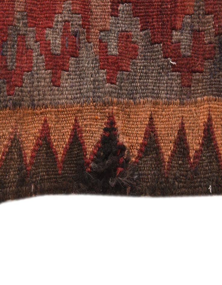 Detail image of  6' 9 x 12'  Hand Woven Kilim Fars Wool Rug