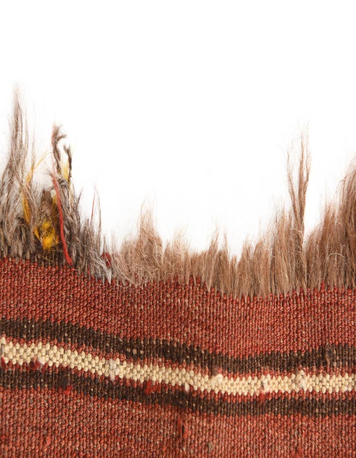 Detail image of  5' 8 x 9'  Hand Woven Kilim Fars Wool Rug