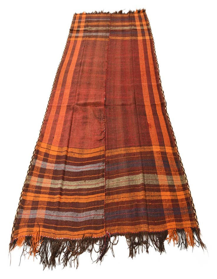 Detail image of  5' 1 x 8' 8  Hand Woven Kilim Fars Wool Rug