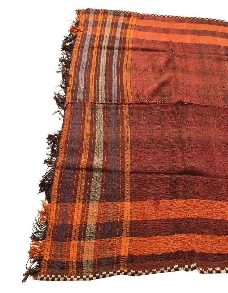 Detail image of  5' 1 x 8' 8  Hand Woven Kilim Fars Wool Rug