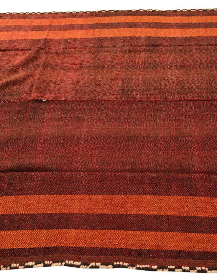 Detail image of  5' 1 x 8' 8  Hand Woven Kilim Fars Wool Rug