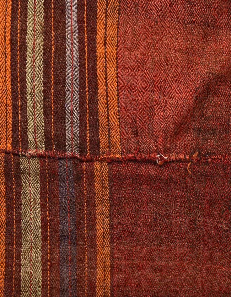 Detail image of  5' 1 x 8' 8  Hand Woven Kilim Fars Wool Rug
