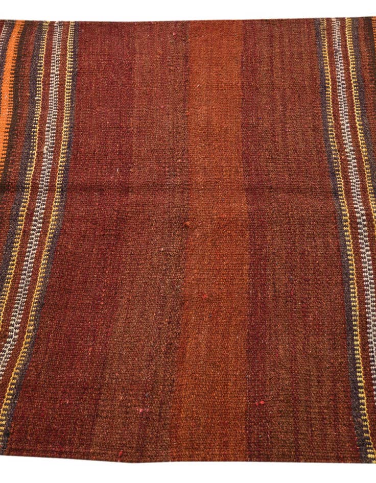 Detail image of 3' 5 x 3' 10 Hand Woven Kilim Fars Wool Rug