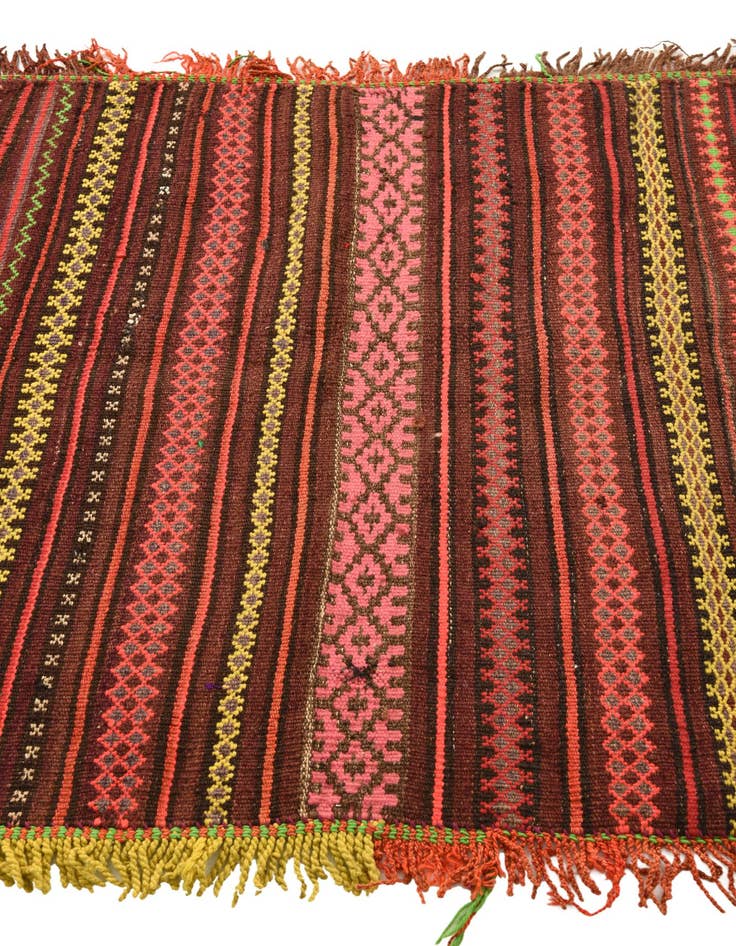 Detail image of  3' 3 x 4' 3  Hand Woven Kilim Fars Wool Rug