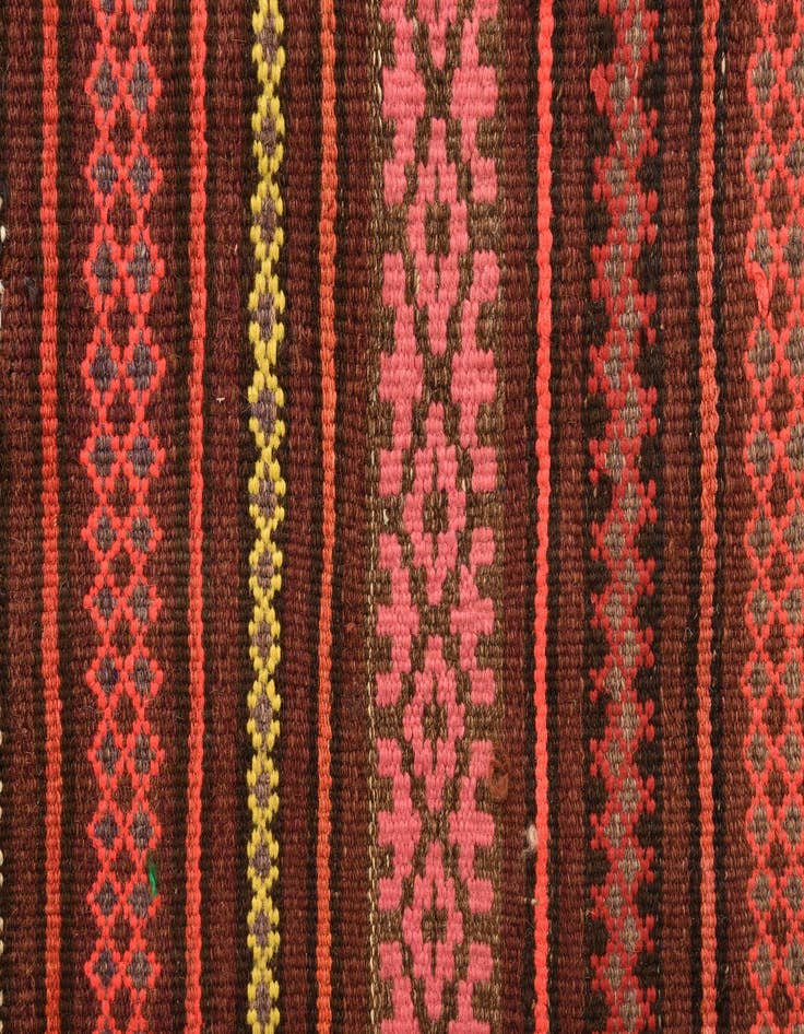 Detail image of  3' 3 x 4' 3  Hand Woven Kilim Fars Wool Rug