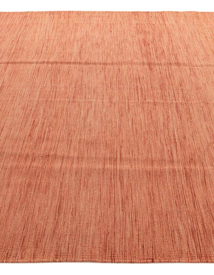 Detail image of  6' 11 x 9' 11  Hand Woven Kilim Modern Wool Rug