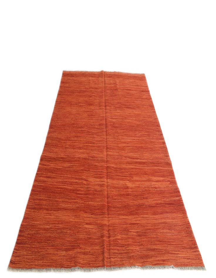 Detail image of  5' 5 x 8' 1  Hand Woven Kilim Modern Wool Rug