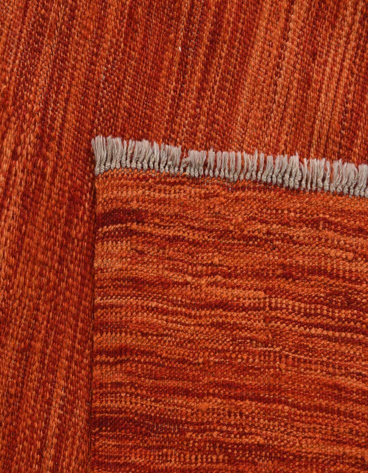 Detail image of  5' 5 x 8' 1  Hand Woven Kilim Modern Wool Rug