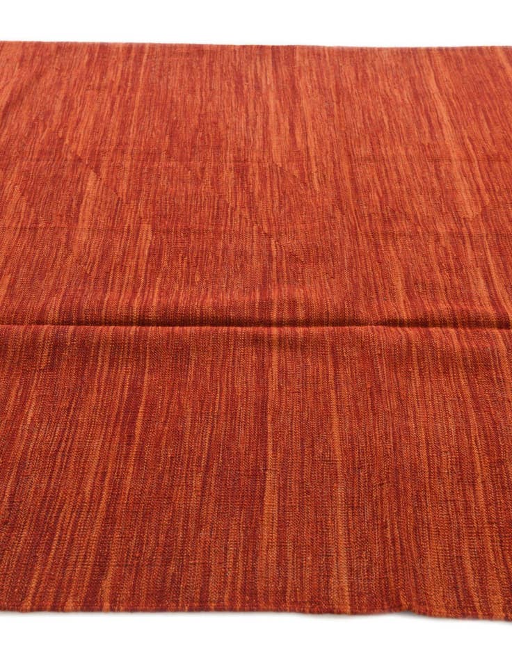 Detail image of  5' 4 x 8'  Hand Woven Kilim Modern Wool Rug