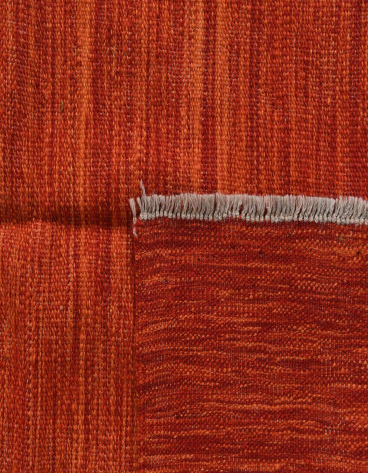 Detail image of  5' 4 x 8'  Hand Woven Kilim Modern Wool Rug