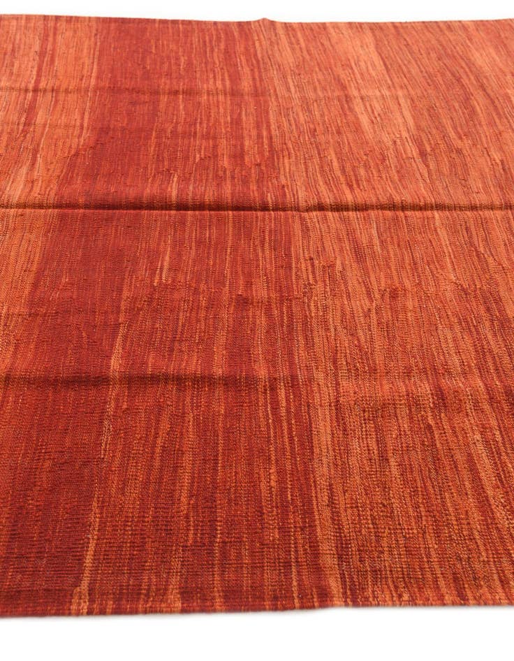 Detail image of  5' 7 x 8'  Hand Woven Kilim Modern Wool Rug