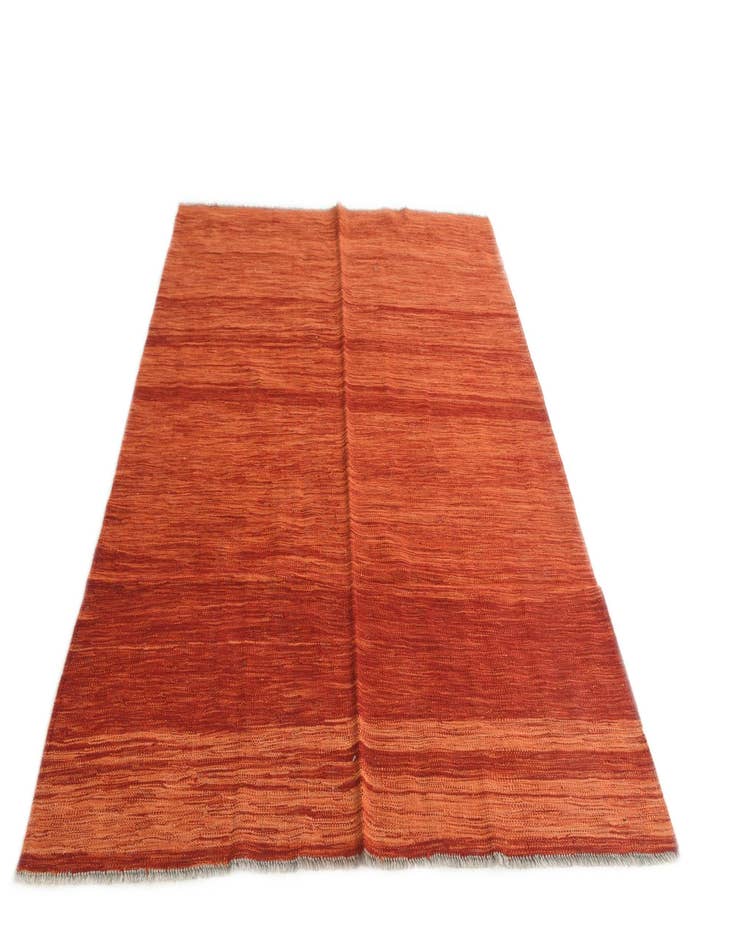 Detail image of  5' x 6' 4  Hand Woven Kilim Modern Wool Rug