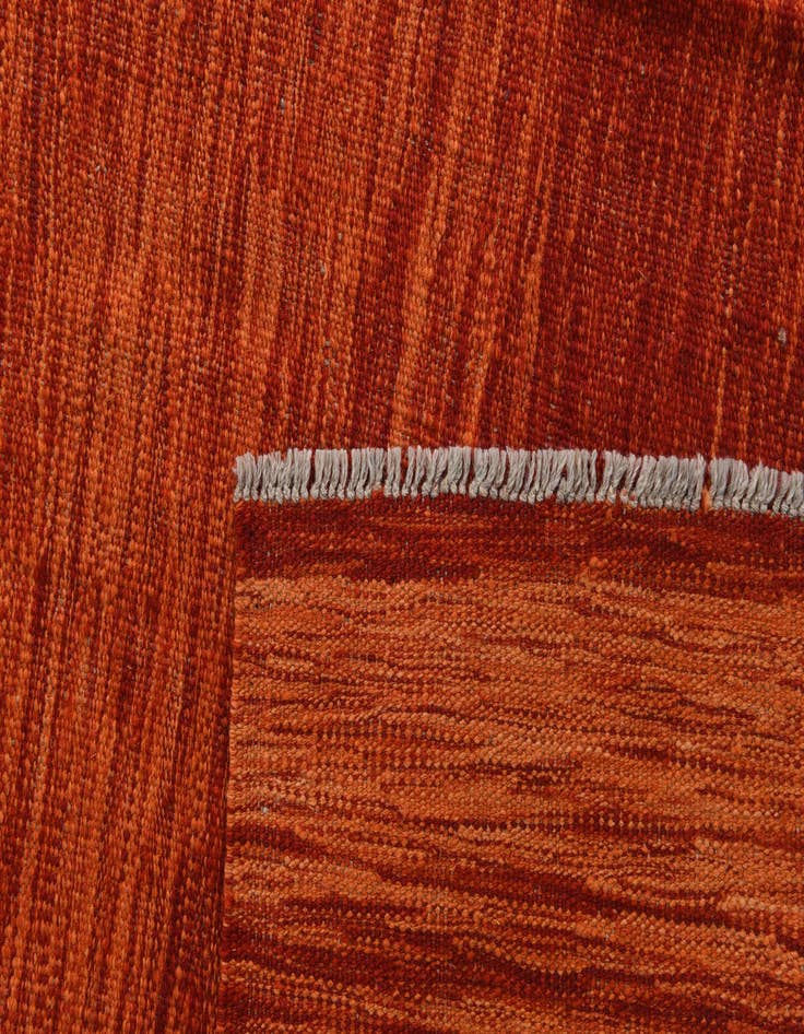 Detail image of  5' x 6' 4  Hand Woven Kilim Modern Wool Rug