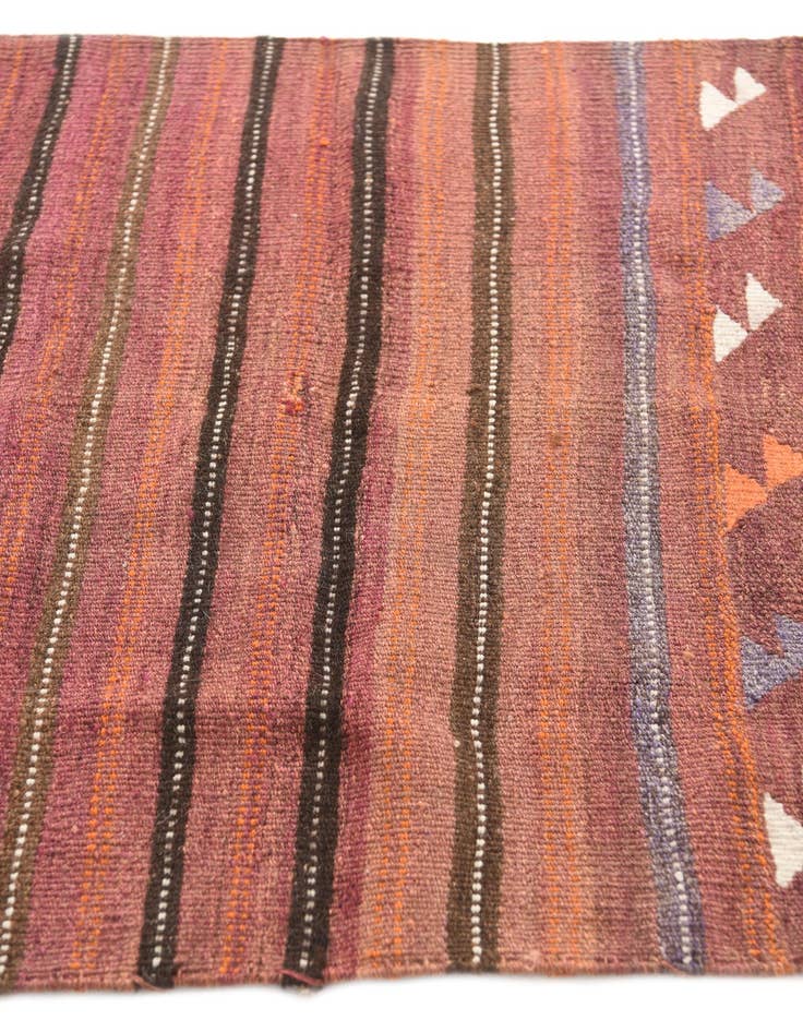 Detail image of  3' 3 x 4'  Hand Woven Kilim Modern Wool Rug