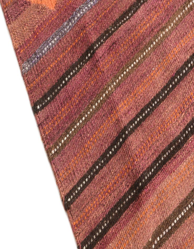 Detail image of  3' 3 x 4'  Hand Woven Kilim Modern Wool Rug