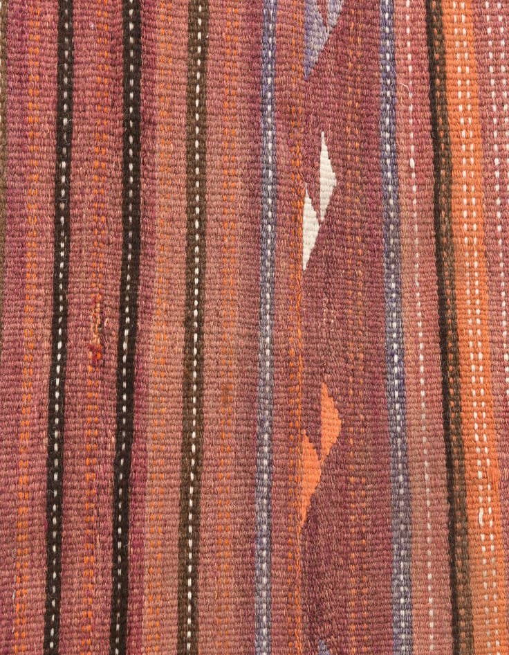 Detail image of  3' 3 x 4'  Hand Woven Kilim Modern Wool Rug