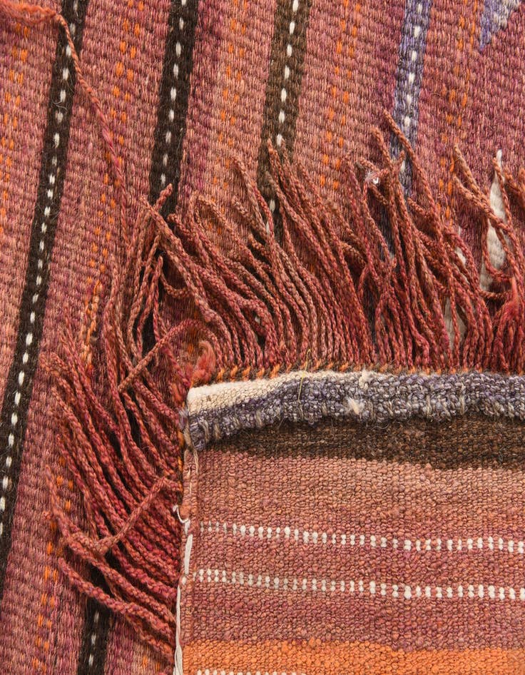 Detail image of  3' 3 x 4'  Hand Woven Kilim Modern Wool Rug