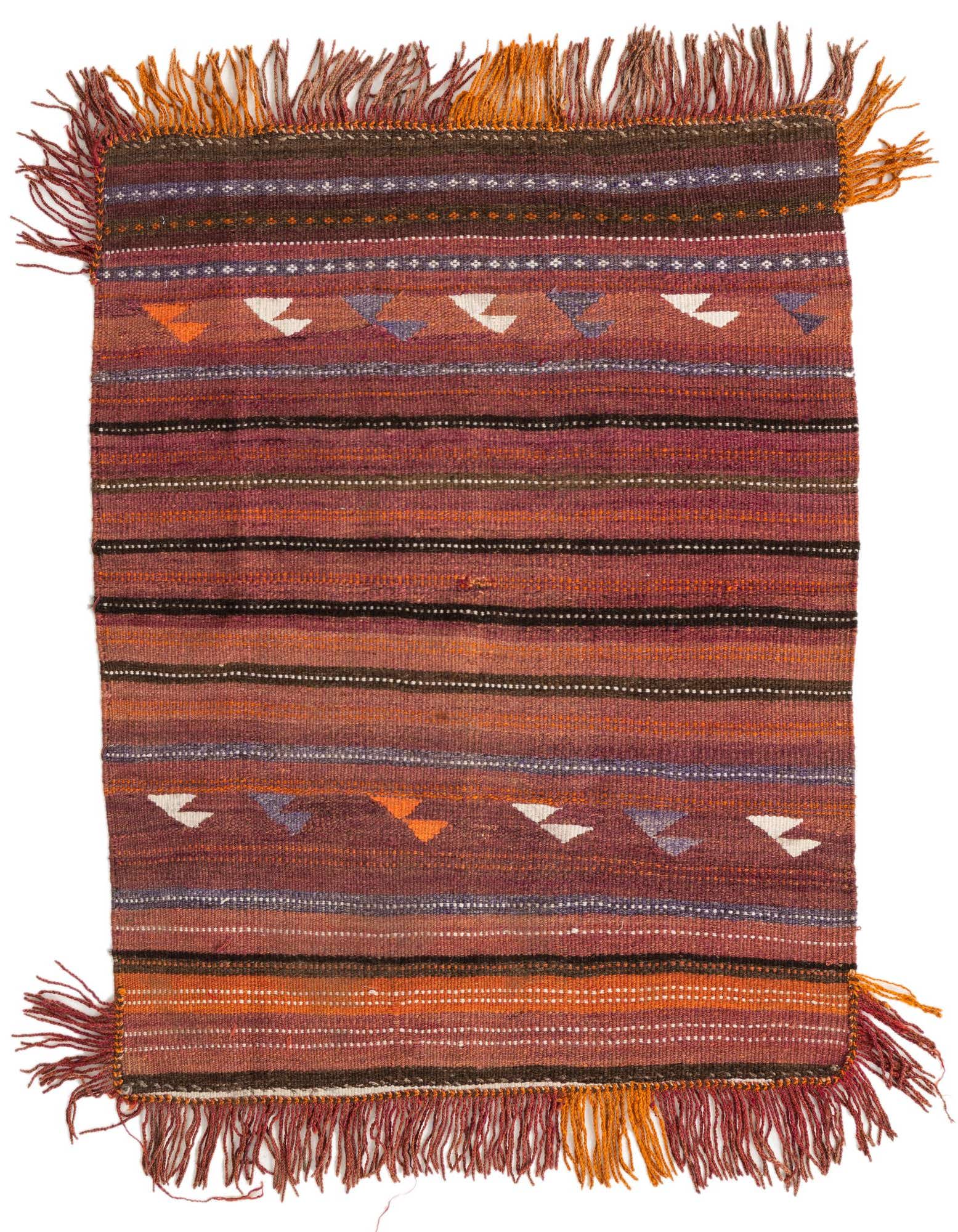 Primary image  3' 3 x 4'  Hand Woven Kilim Modern Wool Rug