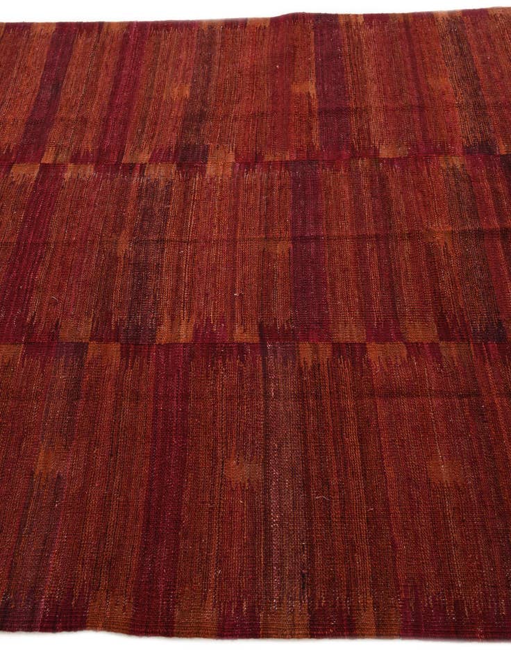 Detail image of  5' 3 x 6' 5  Hand Woven Kilim Modern Wool Rug