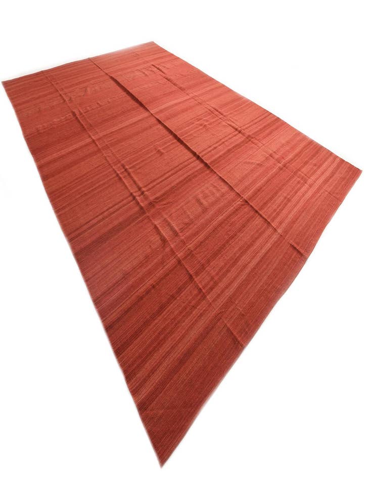 Detail image of  13' 2 x 19' 5  Hand Woven Kilim Modern Wool Rug