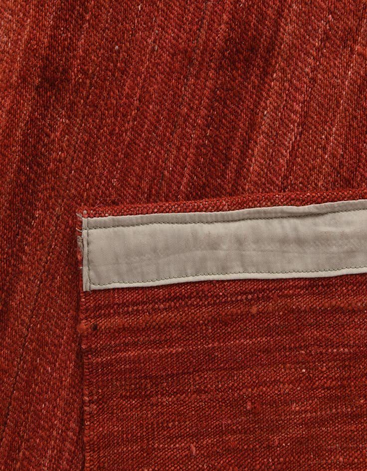 Detail image of  13' 2 x 19' 5  Hand Woven Kilim Modern Wool Rug