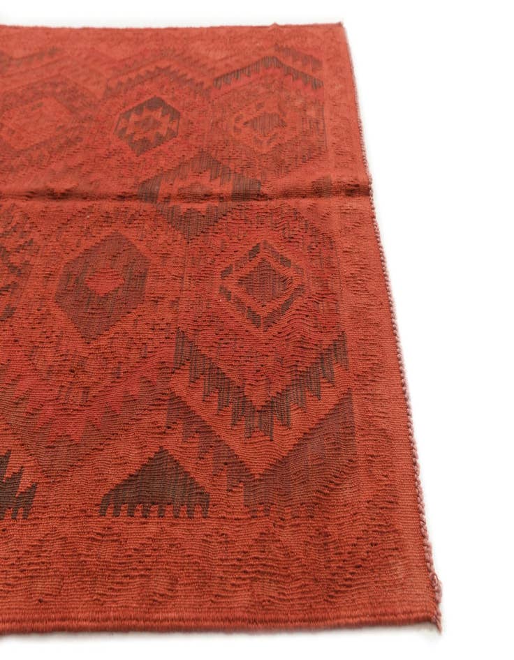 Detail image of  4' 1 x 5' 9  Hand Woven Kilim Modern Wool Rug