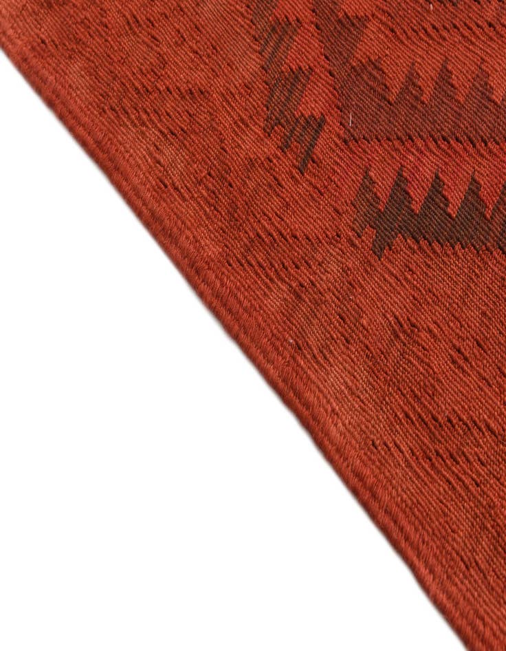 Detail image of  4' 1 x 5' 9  Hand Woven Kilim Modern Wool Rug