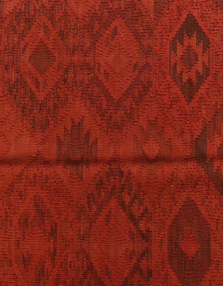 Detail image of  4' 1 x 5' 9  Hand Woven Kilim Modern Wool Rug