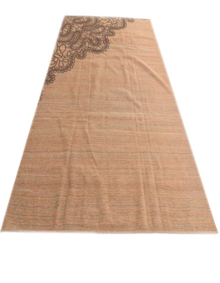 Detail image of  6' 8 x 10' 1  Hand Woven Kilim Modern Wool Rug