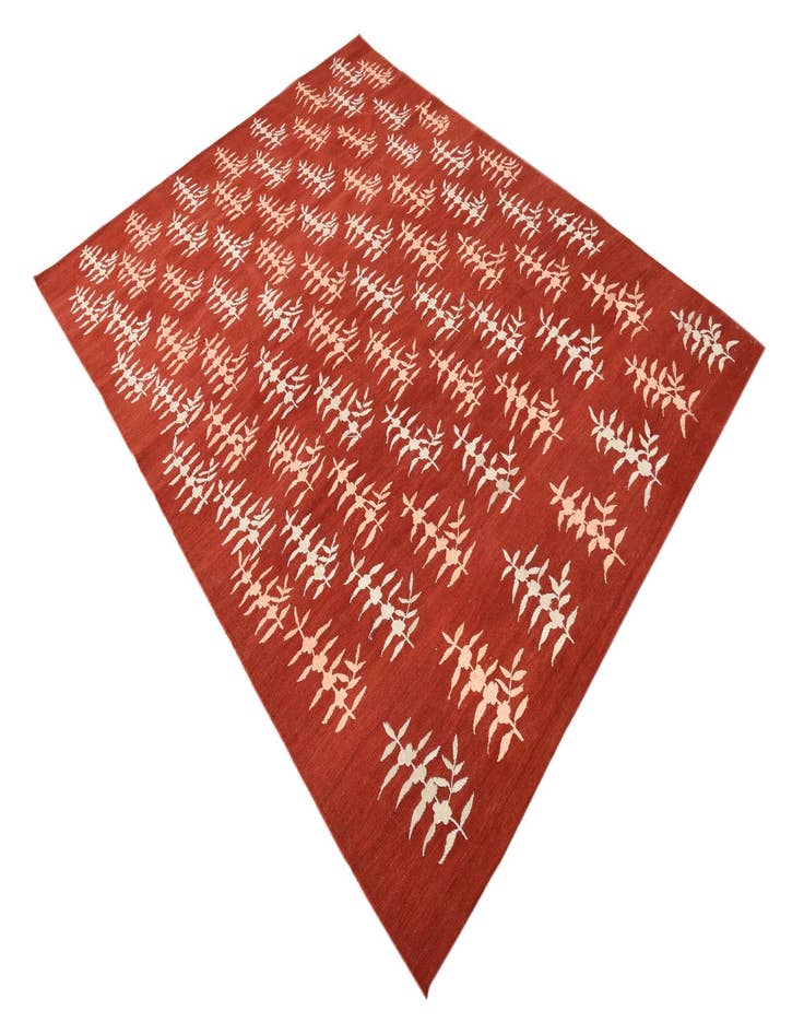 Detail image of  5' 11 x 7' 10  Hand Woven Kilim Modern Rug