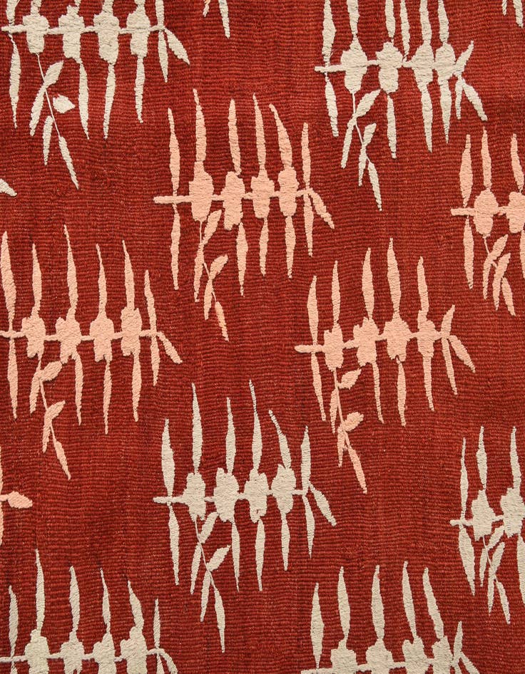 Detail image of  5' 11 x 7' 10  Hand Woven Kilim Modern Rug