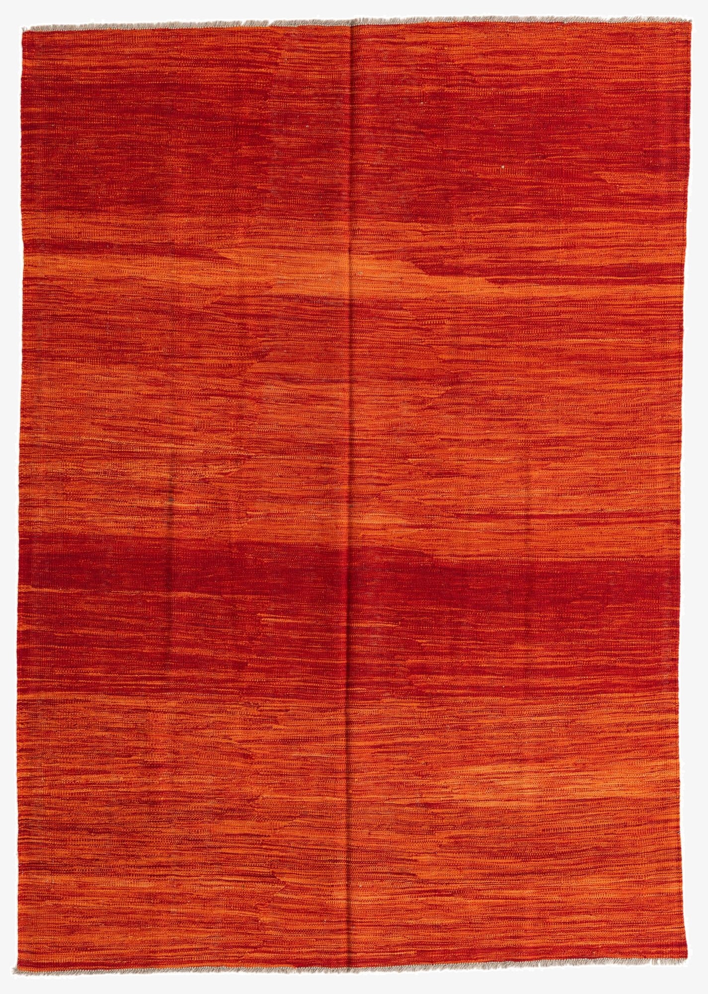  5' 7 x 8'  Hand Woven Kilim Modern Wool Rug