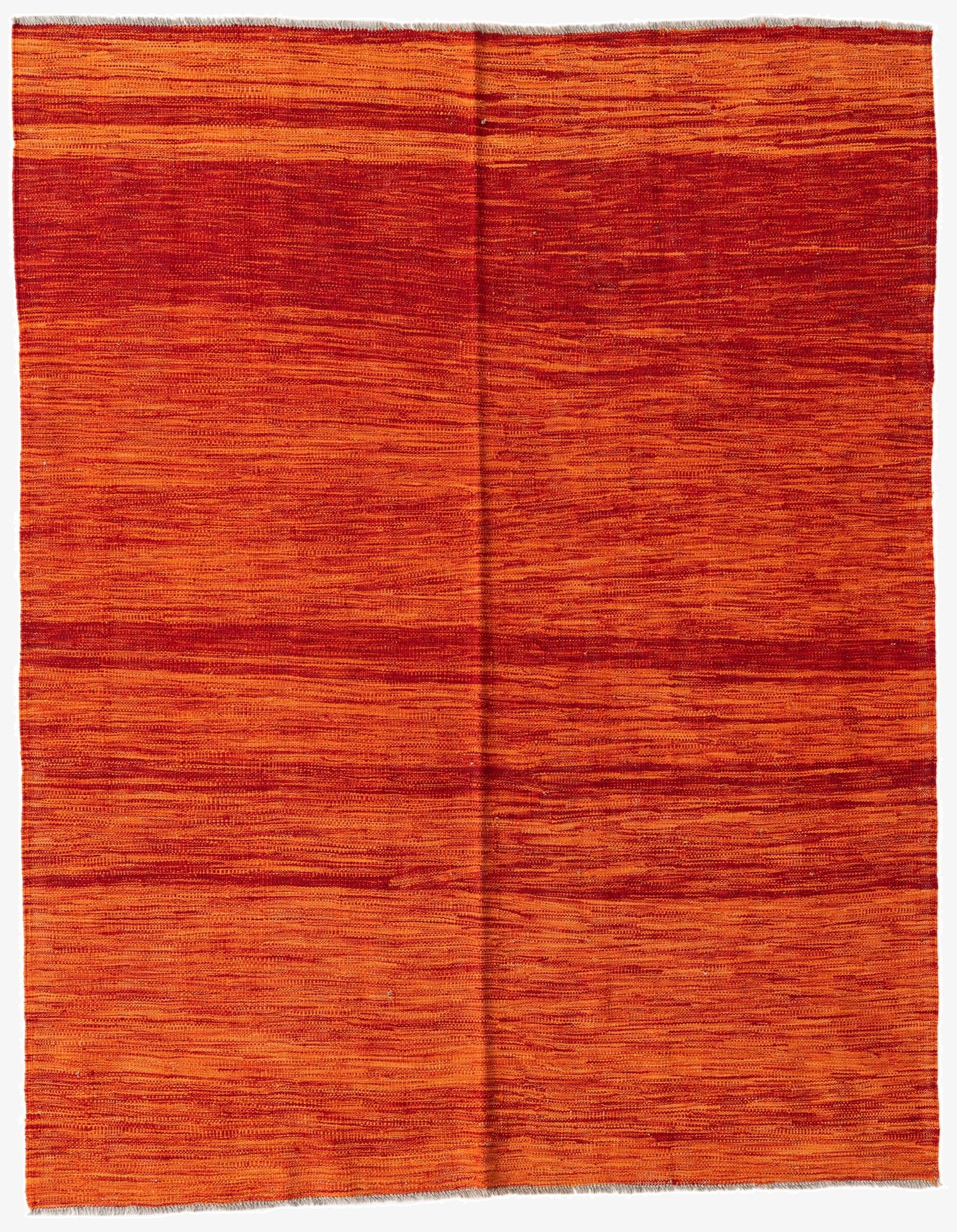  5' x 6' 4  Hand Woven Kilim Modern Wool Rug