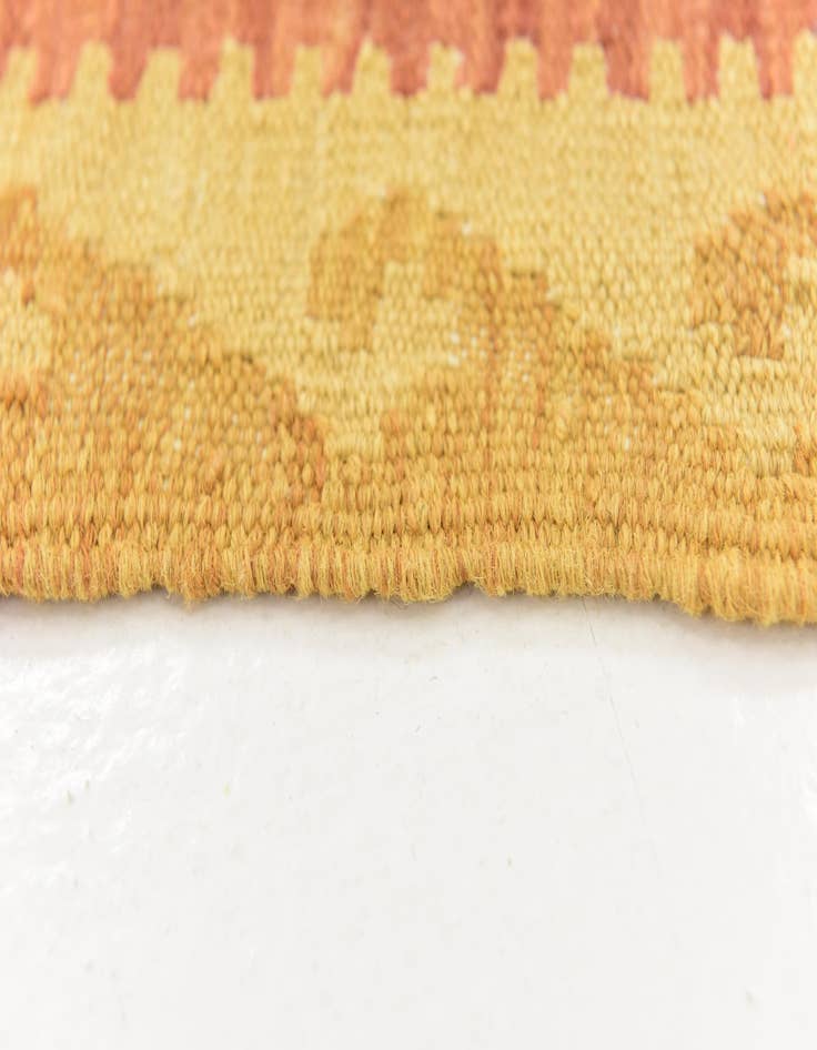 Detail image of  3' 3 x 5'  Hand Woven Kilim Waziri Wool Rug