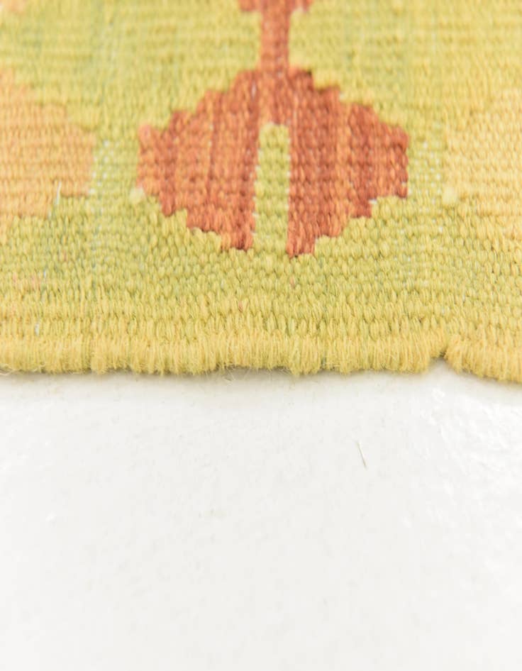 Detail image of  3' 3 x 5'  Hand Woven Kilim Waziri Wool Rug