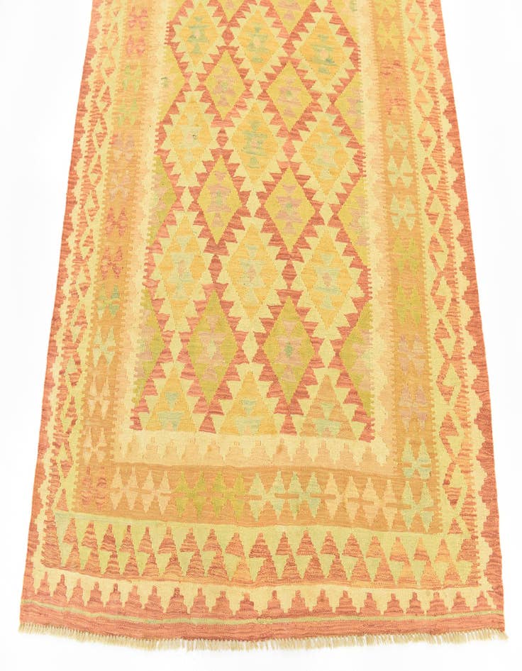 Detail image of  4' 10 x 6' 8  Hand Woven Kilim Waziri Wool Rug